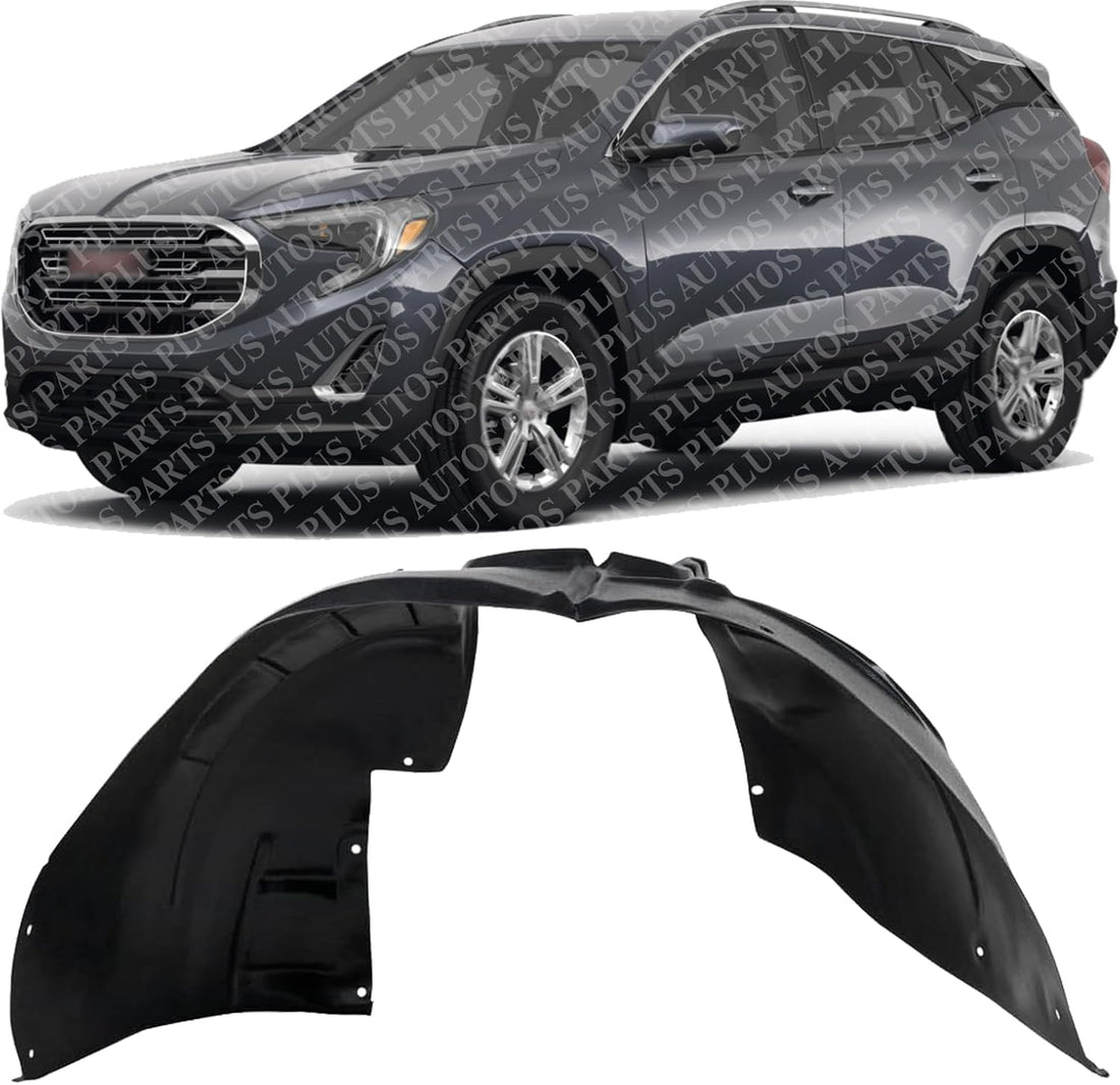 Front Inner Fender Liner Left Driver Side Direct Replacement Compatible With 2018-2023 GMC Terrain GM1248289 23462425