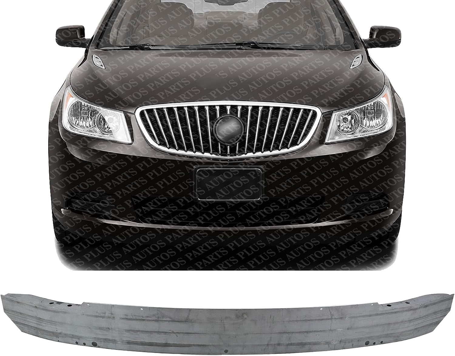 Front Bumper Reinforcement Aluminum Direct Replacement Compatible With 2010-2016 Buick LaCrosse GM1006670 22865574