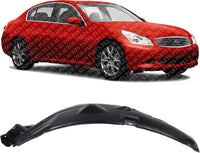 Front Section Fender Liner Right Passenger Side Direct Replacement Compatible With 2007-2008 Infiniti G35 / 2009-2013 G37 IN1249119 63844JK30A