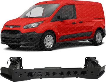 Front Bumper Reinforcement Impact Bar Steel Direct Replacement Compatible With 2014-2018 Ford Transit Connect FO1006266 KV6Z6110852B