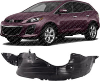 Front Inner Fender Liner Left Driver Side Direct Replacement Compatible With 2010-2012 Mazda CX-7 MA1248147 EH4456140