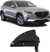 Front Fender Liner Extension Right Passenger Side Direct Replacement Compatible With 2016-2023 Mazda CX-9 MA1251122 TK4856114A