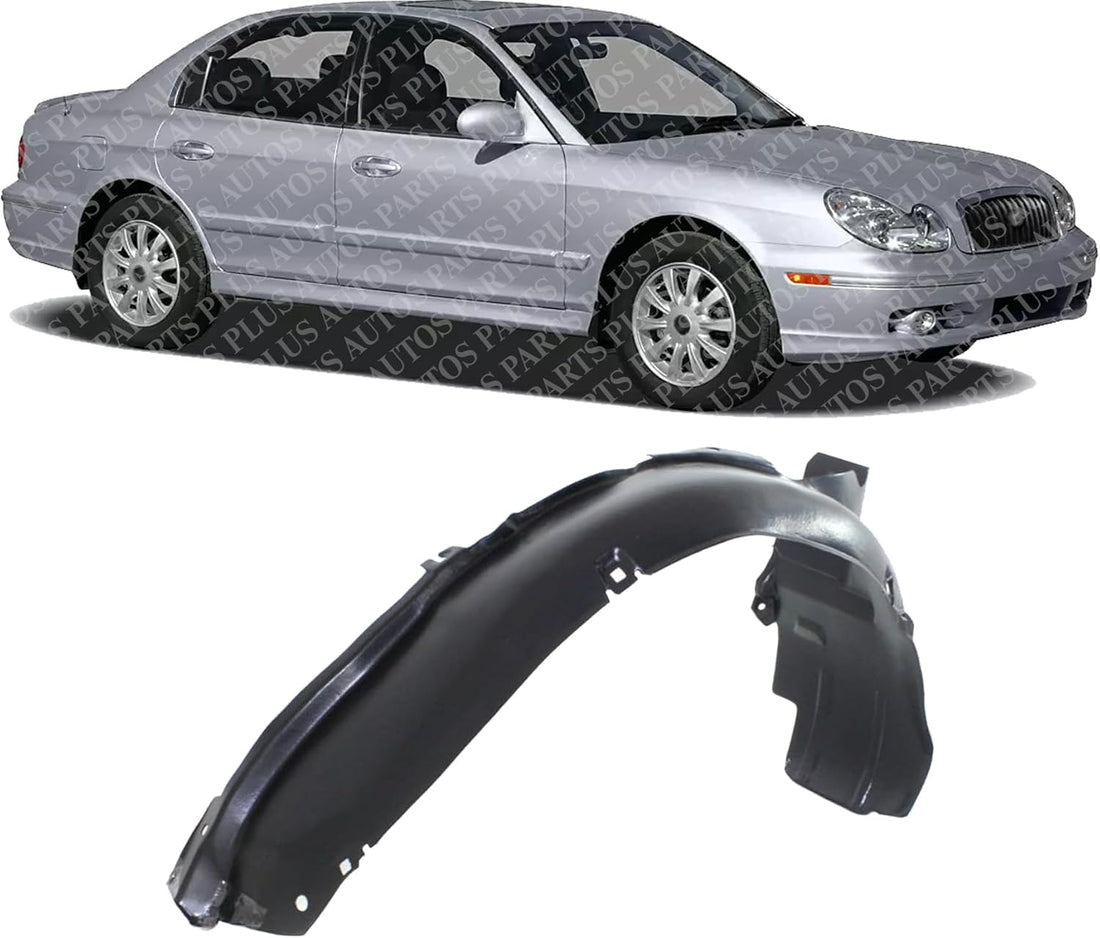 Front Fender Liner Right Passenger Side Direct Replacement Compatible With 2002-2005 Hyundai Sonata HY1249108 868123D000