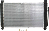 Front Radiator 28 in x 17 in Core Without Rear Auxiliary A/C Direct Replacement Compatible with 1999-2004 Chevrolet Silverado/GMC Sierra 1500 GM3010436 15193110