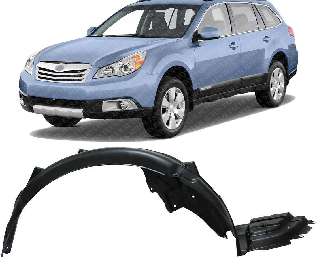 Front Fender Liner Left Driver Side Direct Replacement Compatible With 2010-2015 Subaru Outback SU1248119 59120AJ25A