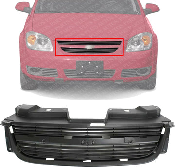Front Grille Upper Painted Gray Shell And Insert Direct Replacement Compatible With 2005-2010 Chevrolet Cobalt GM1200545 15274493