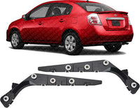 Set Of 2 Rear Bumper Stay Bracket Plastic Right Passenger & Left Driver Side Direct Replacement Compatible With 2007-2012 Nissan Sentra NI1167111 NI1166111 85220ET00A 85221ET00A