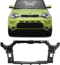 Front Radiator Support Assembly Plastic With Steel Direct Replacement Compatible With 2014-2017 Kia Soul KI1225163 64101B2000