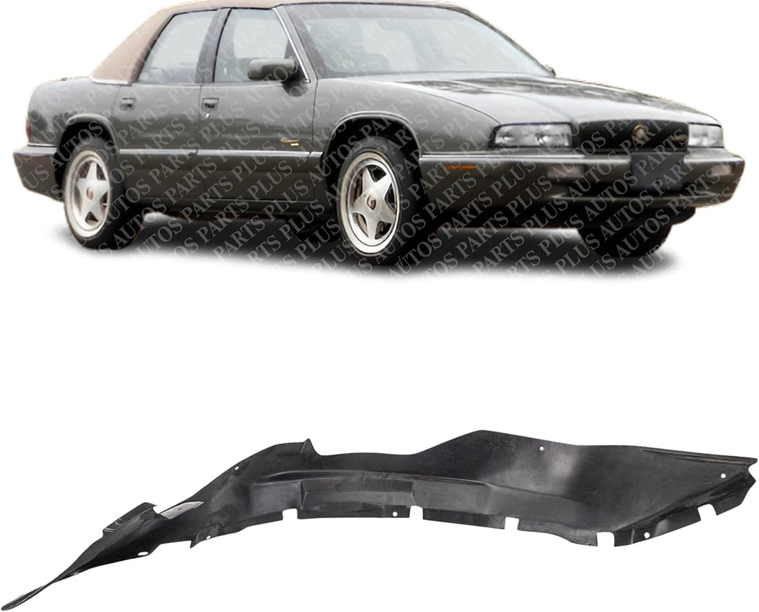 Front Fender Liner Right Passenger Side Direct Replacement Compatible with 1992-1996 Buick Lesabre GM1249145 25606992