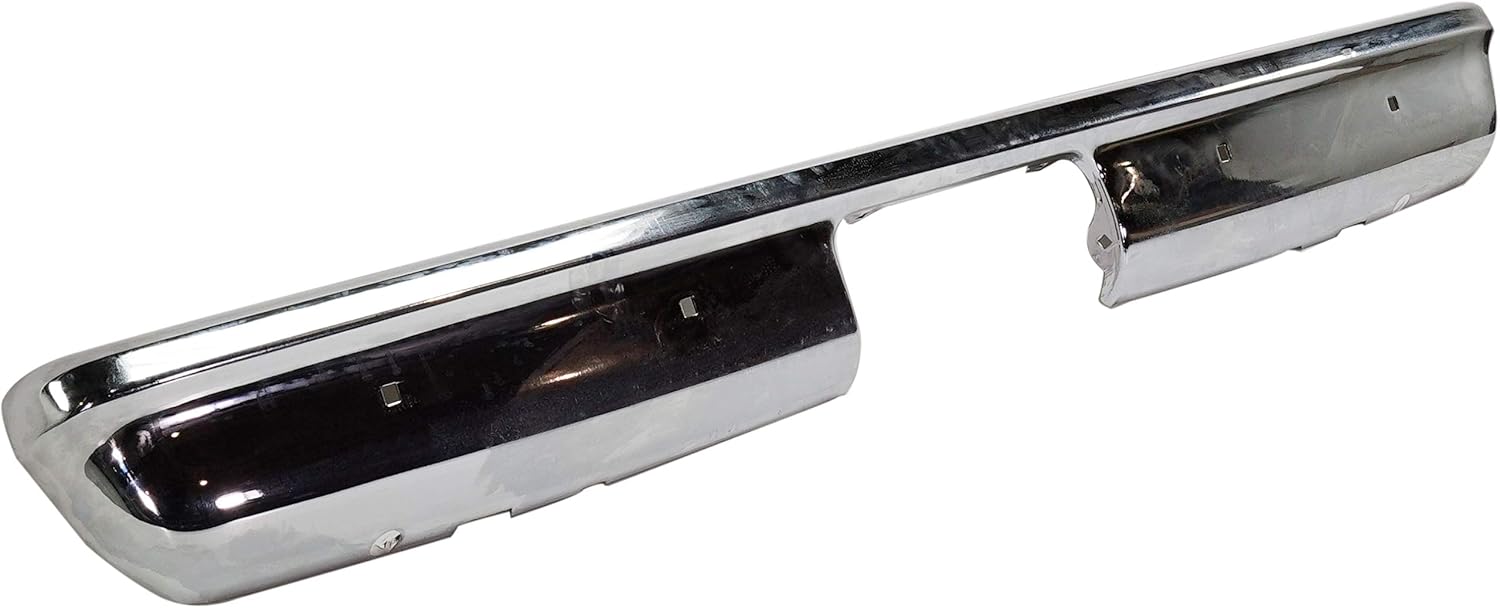 Rear Bumper Fleetside Chrome Steel Direct Replacement Compatible With 1967-1972 Chevrolet/GMC C-K Series GM1102390 3885614