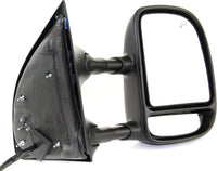 Front Power Towing Mirror Manual Folding Textured Right Passenger Side Direct Replacement Compatible With 1999-2007 Ford F-Series Super Duty / 2000-2005 Excursion 5C3Z17682EAA-PFM