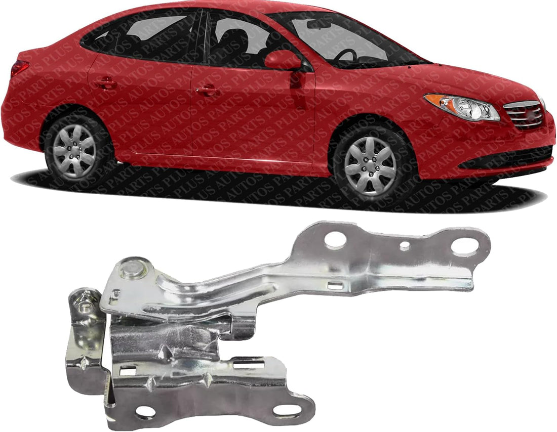 Front Hood Hinge Steel Right Passenger Side Direct Replacement Compatible with 2007-2010 Hyundai Elantra HY1236119 791202H000