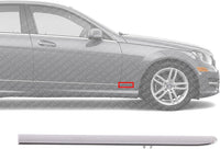 Front Fender Molding Trim Chrome Right Passenger Side Direct Replacement Compatible with 2007-2014 Mercedes Benz CL-Class MB1293117 2216904080