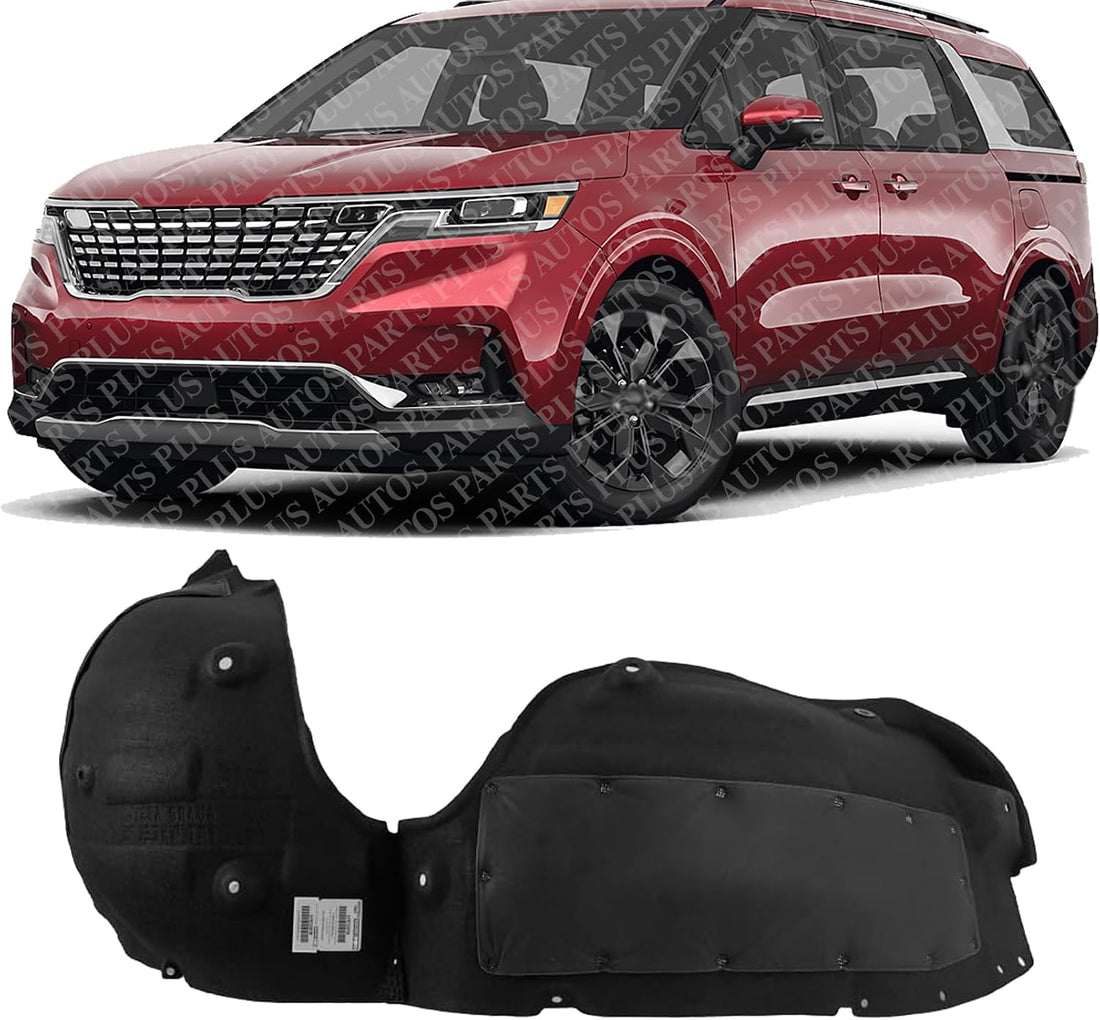 Front Fender Liner Left Driver Side Direct Replacement Compatible With 2022-2024 Kia Carnival KI1248169 86811R0000