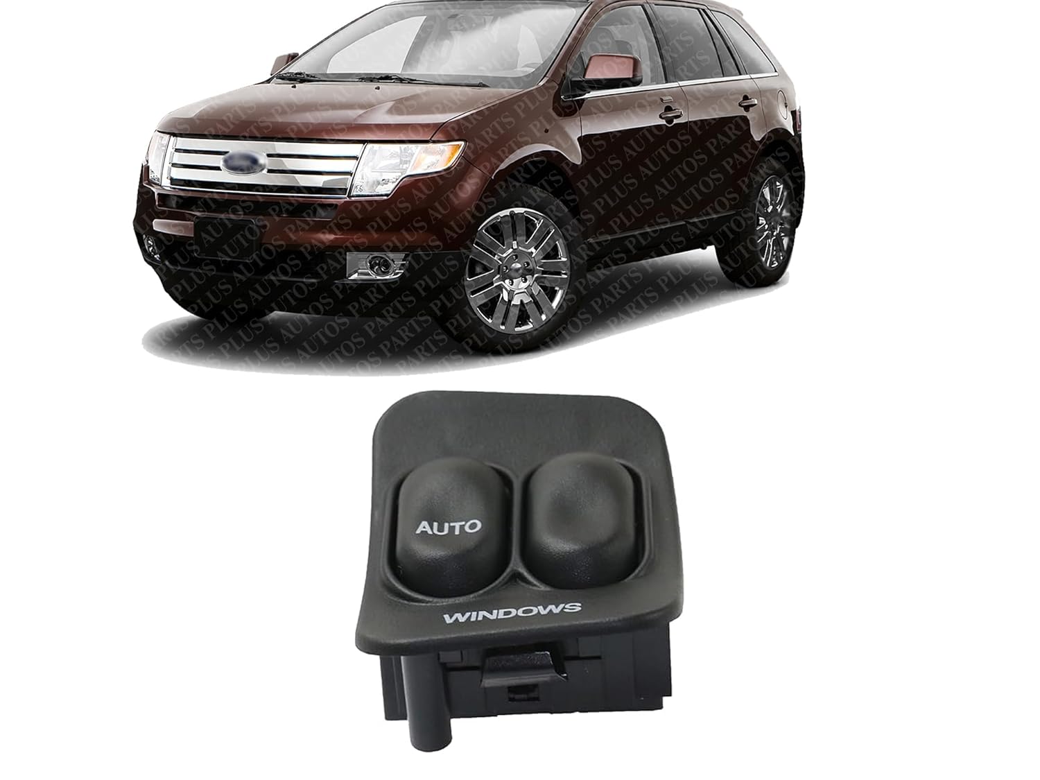 Front Power Window 2-Button Switch Left Driver Side Direct Replacement Compatible with 1995-2007 Ford Ranger RF50520012 F57Z14529B