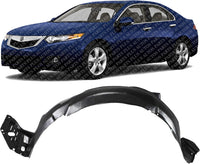 Front Fender Liner Left Driver Side Direct Replacement Compatible With 2009-2014 Acura TSX AC1248124 74150TL2A10