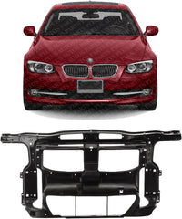 Front Radiator Support Assembly Plastic With Steel Direct Replacement Compatible With 2006-2013 BMW 3-Series BM1225125 51647058594
