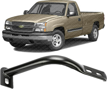 Front Bumper Outer Brace Bracket Steel Left Driver Side Direct Replacement Compatible With 2003-2006 Chevrolet Silverado/GMC Sierra 1500 GM1066159 15184116