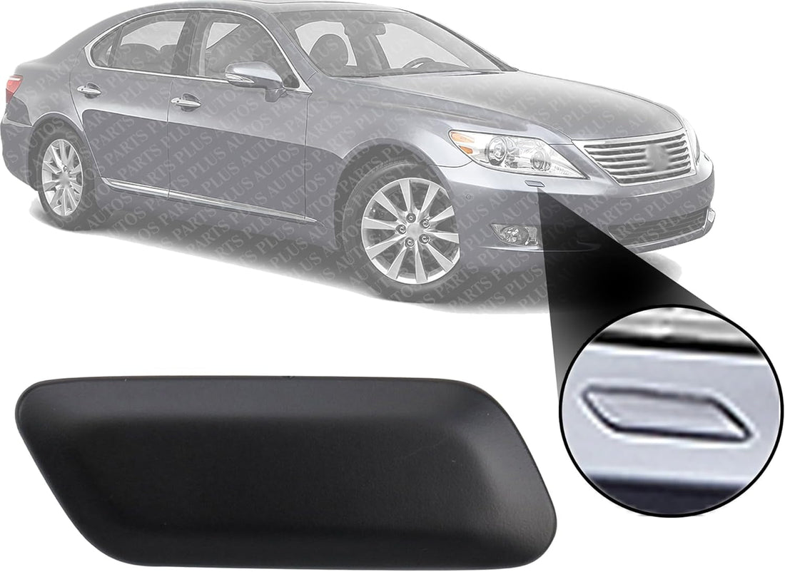 Front Head Light Washer Cover Direct Replacement Compatible With 2010-2012 Lexus LS460 LX1049100 8504450050C0
