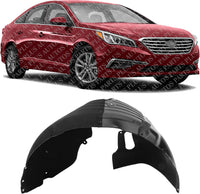 Front Fender Liner Right Passenger Side Direct Replacement Compatible With 2015-2017 Hyundai Sonata HY1249154 86812C2000