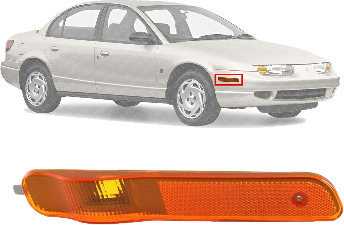 Front Side Marker Right Passenger Driver Side Direct Replacement Compatible With 2000-2002 Saturn S-Series GM2551183 21110858