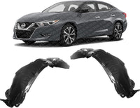 Set Of 2 Front Fender Liner Right Passenger & Left Driver Side Direct Replacement Compatible With 2016-2023 Nissan Maxima NI1249159 NI1248159 638404RA1D-PFM 638434RA1D-PFM