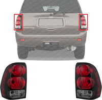 Set Of 2 Tail Light Assembly Right Passenger & Left Driver Side Direct Replacement Compatible With 2002-2009 Chevrolet Trailblazer GM2800150 GM2801150 15131578 15131579