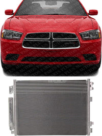 Front AC Condenser Aluminum Core Direct Replacement Compatible With 2011-2023 Dodge Charger/Chrysler 300 CH3030244 68085784AA