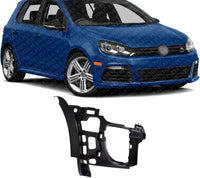 Front Bumper Bracket Support Cover Right Passenger Side Direct Replacement Compatible With 2010-2014 Volkswagen GTI VW1043104 5K0807262