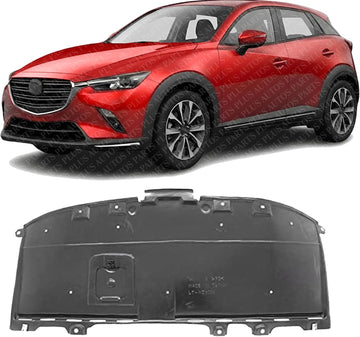 Front Engine Splash Shield Under Cover Direct Replacement Compatible with 2016-2022 Mazda CX-3 MA1228124 D10J5611Y-PFM