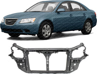Front Radiator Support Assembly Plastic Direct Replacement Compatible With 2009-2010 Hyundai Sonata HY1225160 641010A500