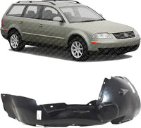 Front Fender Liner Right Passenger Side Direct Replacement Compatible With 2002-2004 Volkswagen Passat VW1251103 3B7809962A01C
