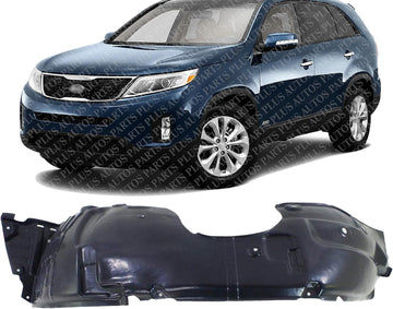 Front Fender Liner Left Driver Side Direct Replacement Compatible With 2014-2015 Kia Sorento KI1248139 868101U700