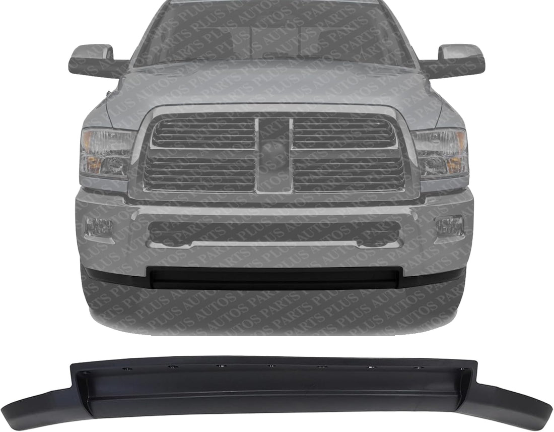 Front Lower Valance Air Dam Textured Plastic Direct Replacement Compatible with 2010-2012 Ram 2500/2010-2013 3500 CH1090140 68045707AA