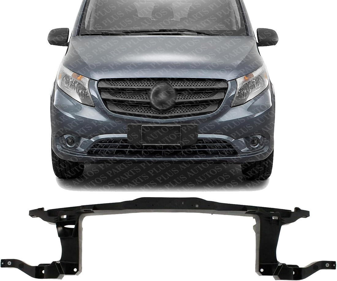 Front Radiator Support Assembly Plastic Direct Replacement Compatible With 2016-2020 Mercedes Benz Metris MB1225193 4478801103