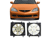 Front Radiator & A/C Condenser Cooling Fan Assembly Plastic Direct Replacement Compatible with 2002-2006 Acura RSX AC3115103 AC3113103 19015PNDA01 38615PND003