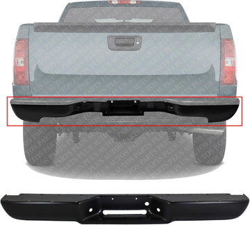 Step Bumper Face Bar Only Without Mounting Bracket Direct Replacement Compatible With 1988-2000 Chevrolet/GMC C-K Series GM1102305 15025374
