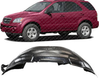 Front Fender Liner Left Driver Side Direct Replacement Compatible With 2003-2006 Kia Sorento KI1250107 868113E002