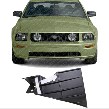 Front Bumper Bracket Left Driver Side Direct Replacement Compatible With 2005-2009 Ford Mustang FO1026110 5R3Z17C861AB