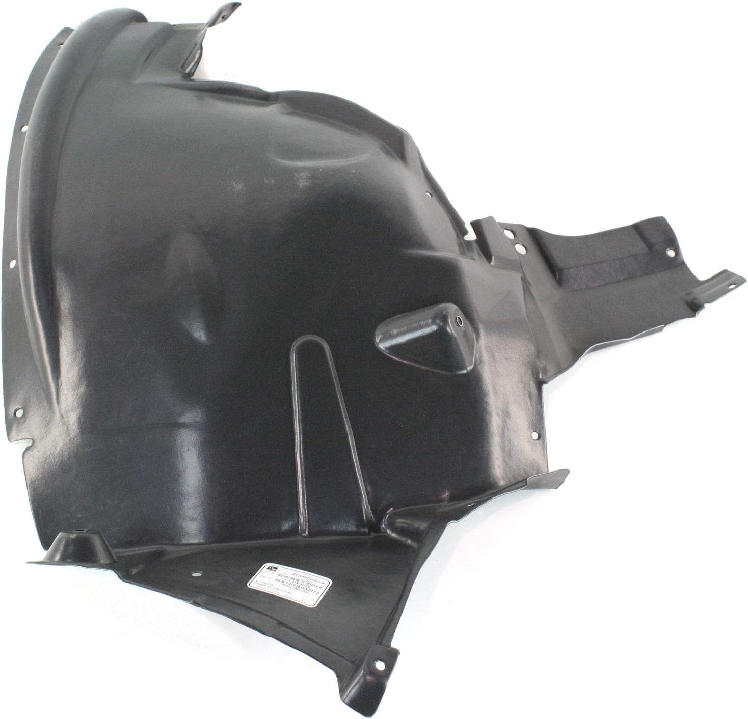 Front Section Fender Liner Right Passenger Side Direct Replacement Compatible With 2008-2014 BMW X6 BM1249111 51717180618