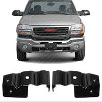 AUTOS PARTS PLUS Set Of 2 Front Bumper Outer Bracket Left Driver and Right Passenger Side Direct Replacement Compatible With GMC Sierra 1500 2500HD 3500 2003-2006 GM1067165 GM1066165 15098995 15098994