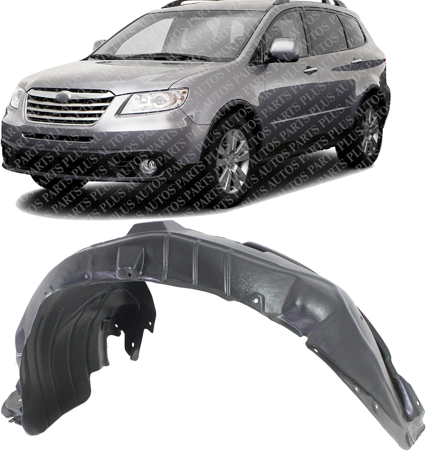 Front Fender Liner Left Driver Side Direct Replacement Compatible With 2006-2014 Subaru Tribeca SU1248120 59110XA03A