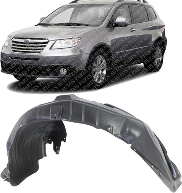 Front Fender Liner Left Driver Side Direct Replacement Compatible With 2006-2014 Subaru Tribeca SU1248120 59110XA03A