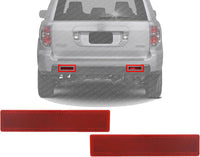 Set Of 2 Rear Bumper Reflector Left Driver & Right Passenger Side Direct Replacement Compatible With 2006-2008 Honda Pilot HO1185102 HO1184102 33505S9VA11 33555S9VA11