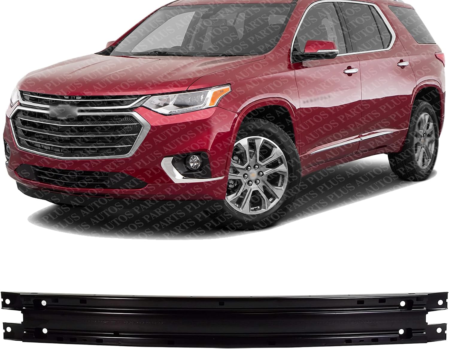 Front Bumper Reinforcement Steel Direct Replacement Compatible With 2018 Chevrolet Traverse/Buick Enclave GM1006701 84143285