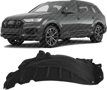 Front Fender Liner Rear Section Left Driver Side Direct Replacement Compatible With 2017-2023 Audi Q7 AU1248147 4M0821191G