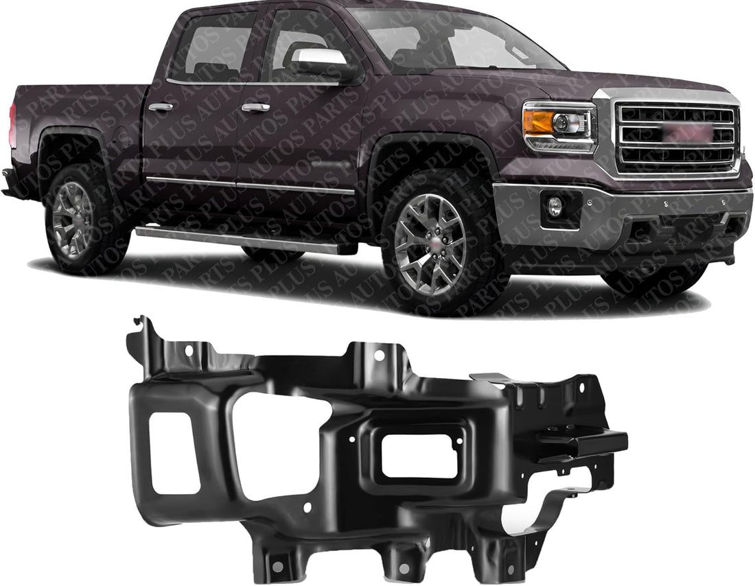 Front Bumper Bracket Right Passenger Side Direct Replacement Compatible With 2014-2015 GMC Sierra 1500 GM1063109 22902346