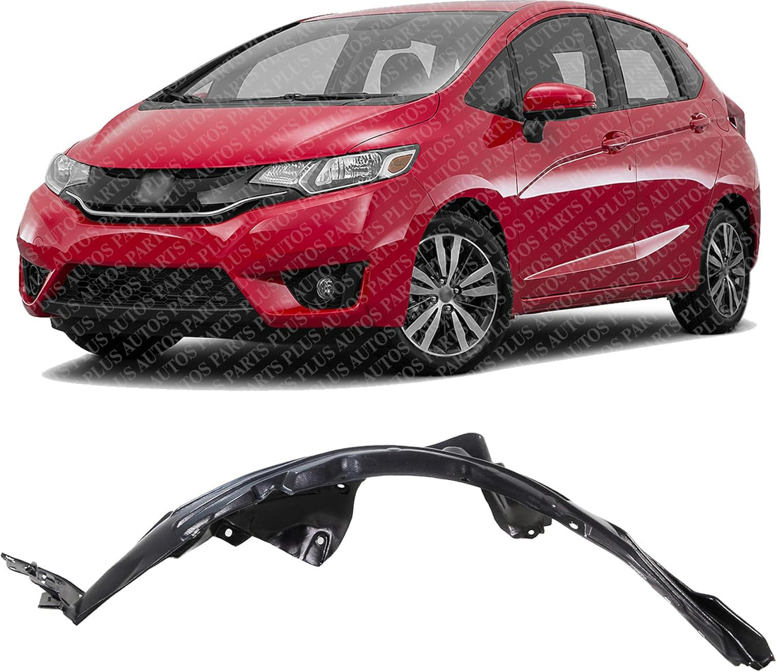 Front Fender Liner Left Driver Side Direct Replacement Compatible With 2015-2017 Honda Fit HO1248159 74150T5A000