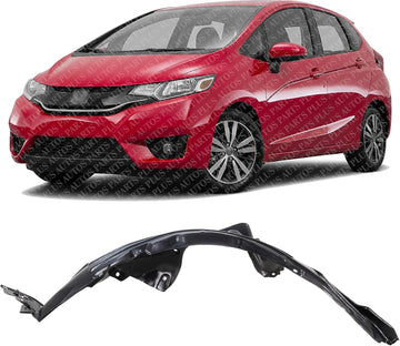 Front Fender Liner Left Driver Side Direct Replacement Compatible With 2015-2017 Honda Fit HO1248159 74150T5A000