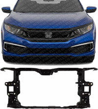 Front Radiator Support Direct Replacement Compatible With 2019-2021 Honda Civic HO1225211 71410TBAA31